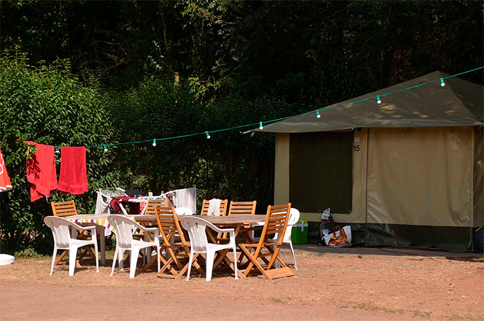 Camping avec emplacement calme à La Roche sur Yon
